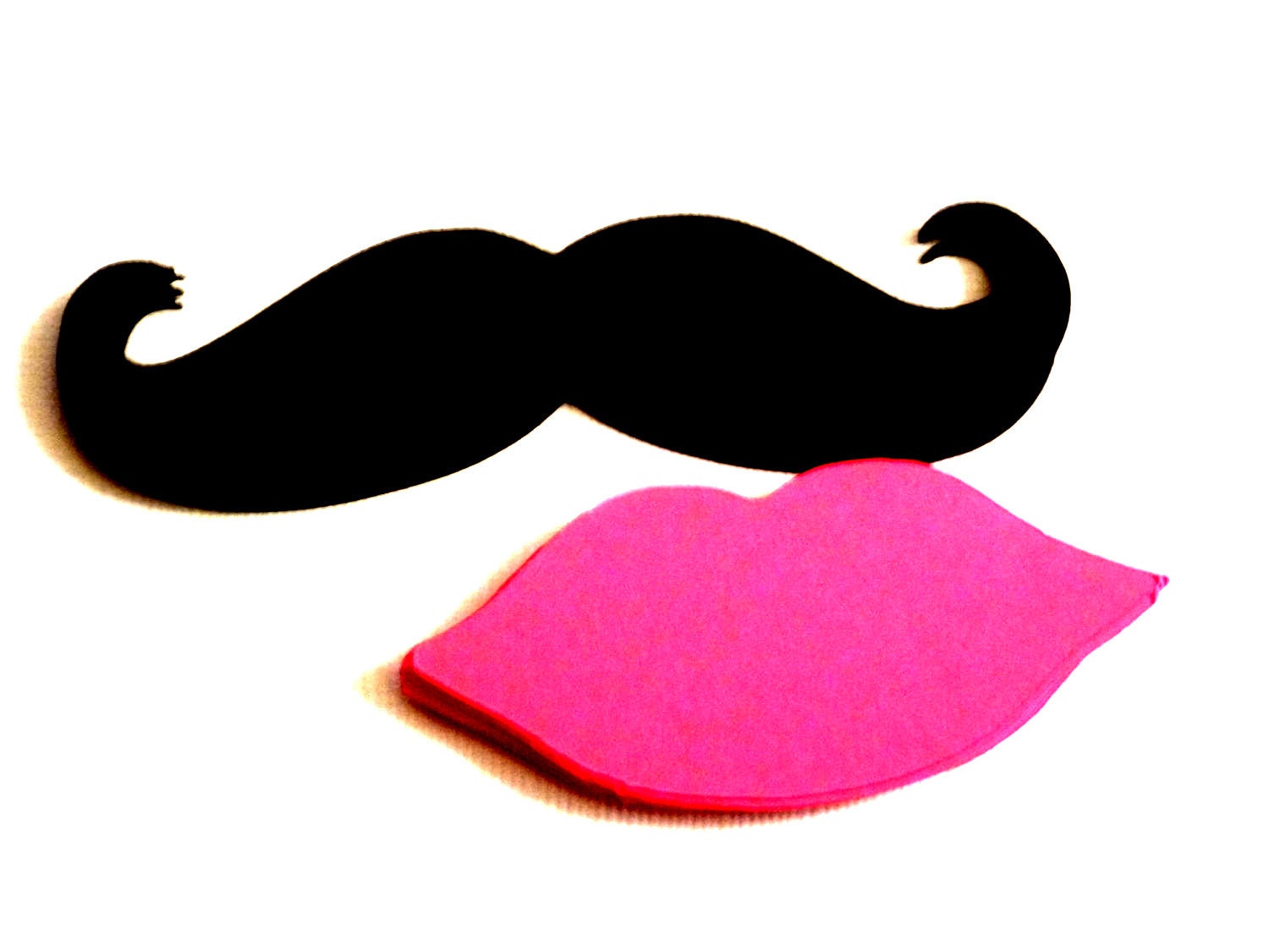 50 Mustache Moustache 50 lips Gender Reveal Little Man Party Made to Order