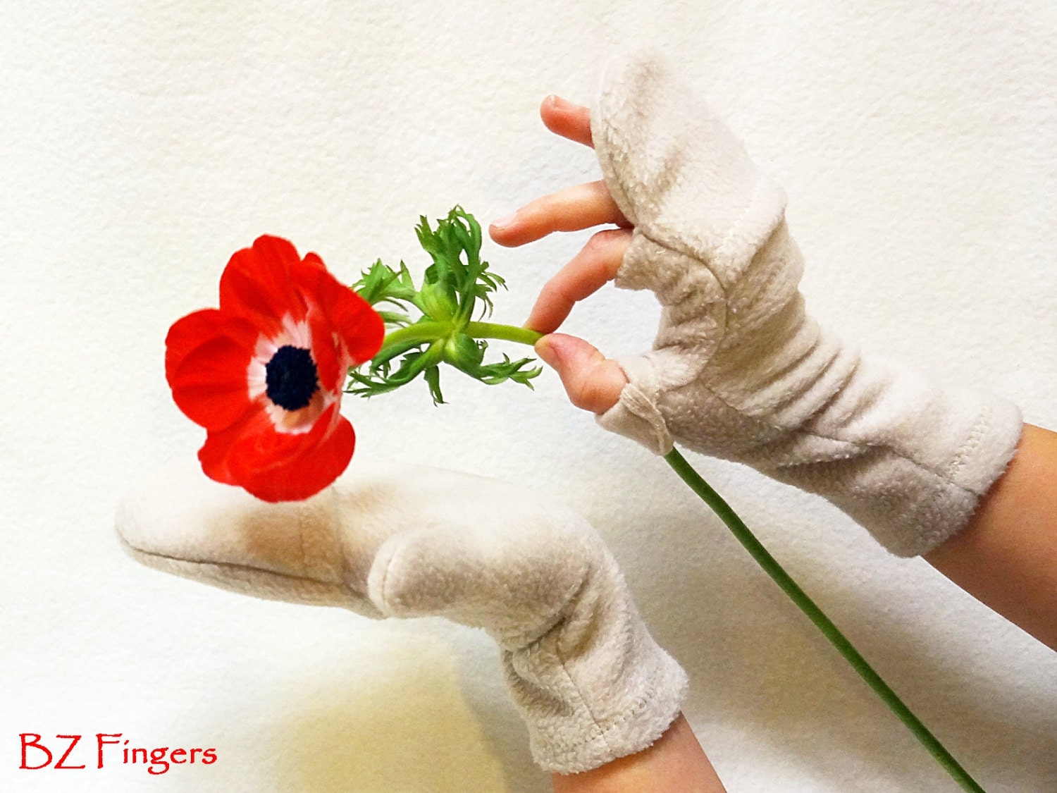 Glittens Convertible Mittens Fingerless Gloves Unisex
