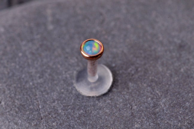 LABRET/ TRAGUS /  Cartilage stud / Ring / Gold filled or Silver. Handcrafted