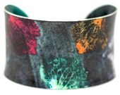 Hydrangea Anticlastic Aluminium Cuff Bracelet