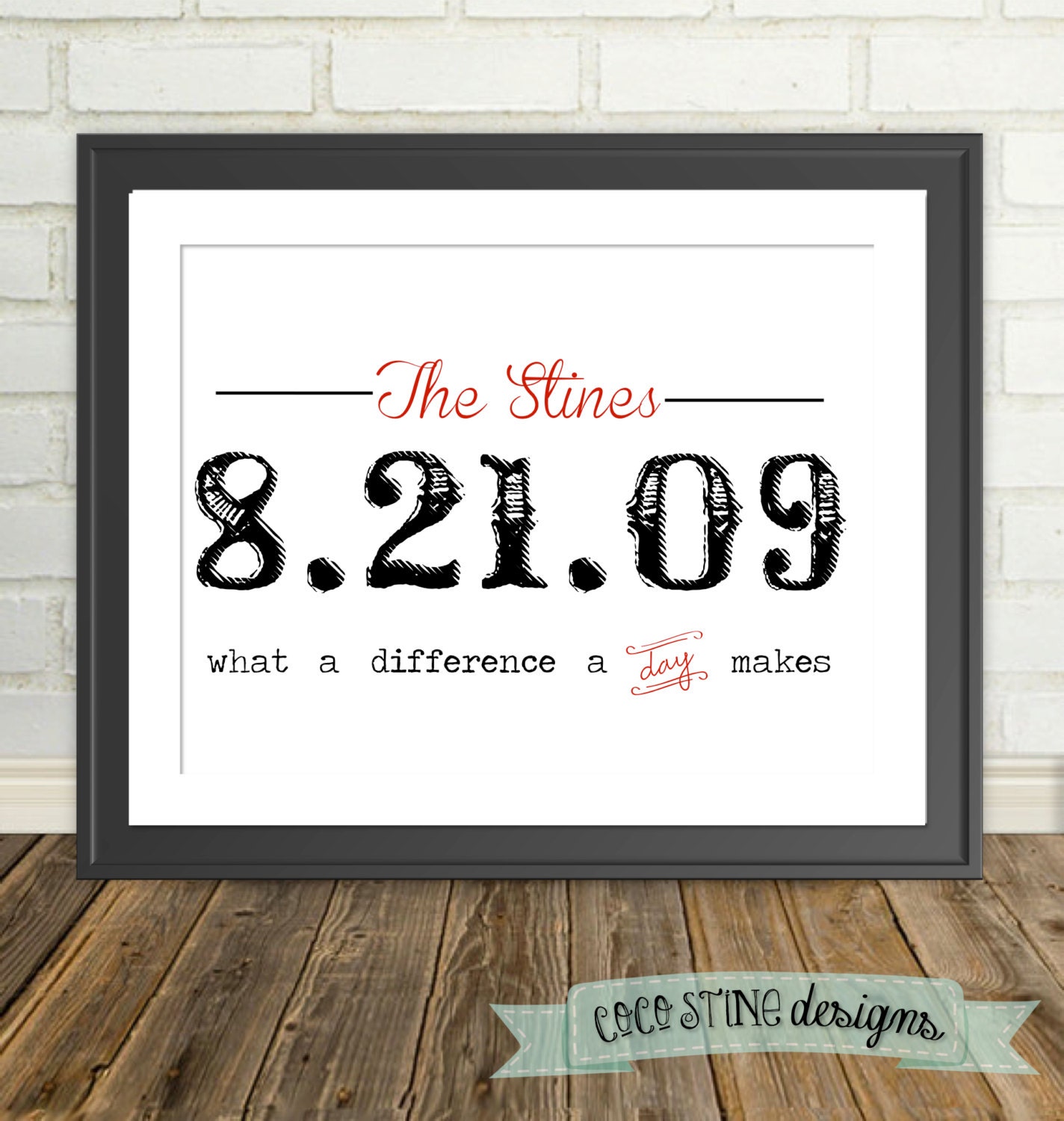 What a Difference a Day Makes - Single Date