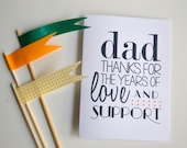 Happy Father's Day Card - Father's Day - Card for Father's Day - Greeting Card - Birthday Card
