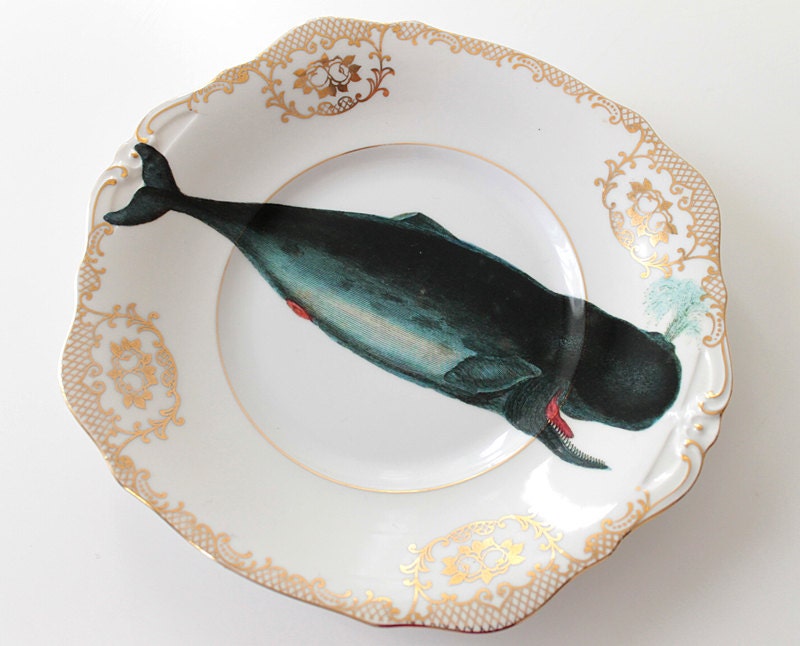 Whale Of A Time cake plate