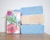 Handmade double pack of soap.
