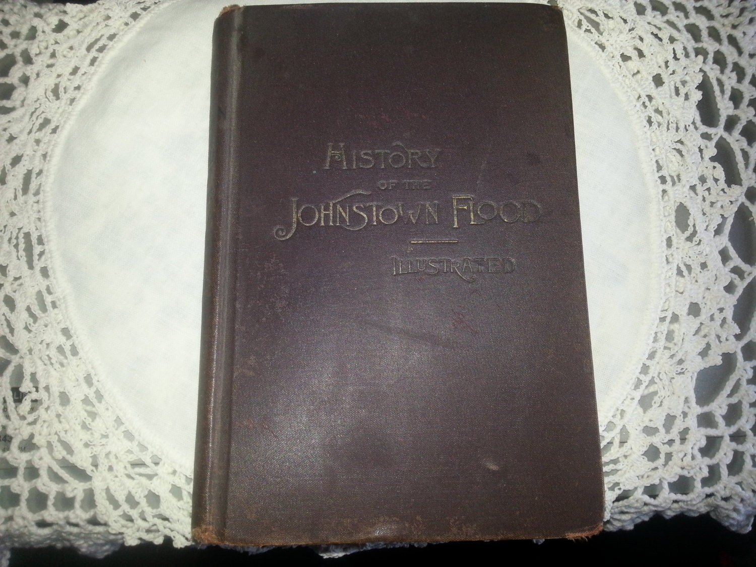 1889 Edition - History of the Johnstown Flood  - Illustrated