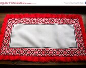 SALE Table topper / Table runner / Table cloth / Cross Stitch. Handmade.