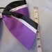 Cheer Bow - Big Cheer Bow - 3" Cheer Bow - Cheerleader Bow - Competition Bow - Purple and Black