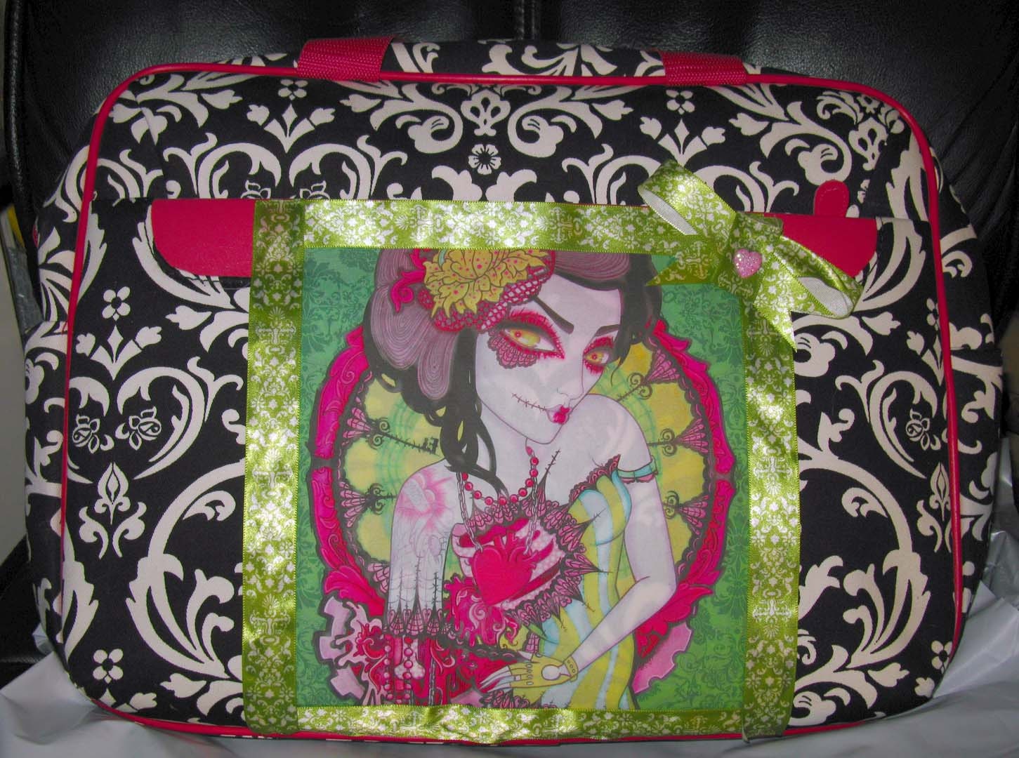 Glamazombie Laptop Messenger Bag