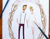 London Fog Custom Wedding Portrait