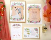 Wine Country, Custom Wedding Invitation