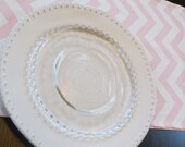 Table Runner in Light Pink & White Chevron