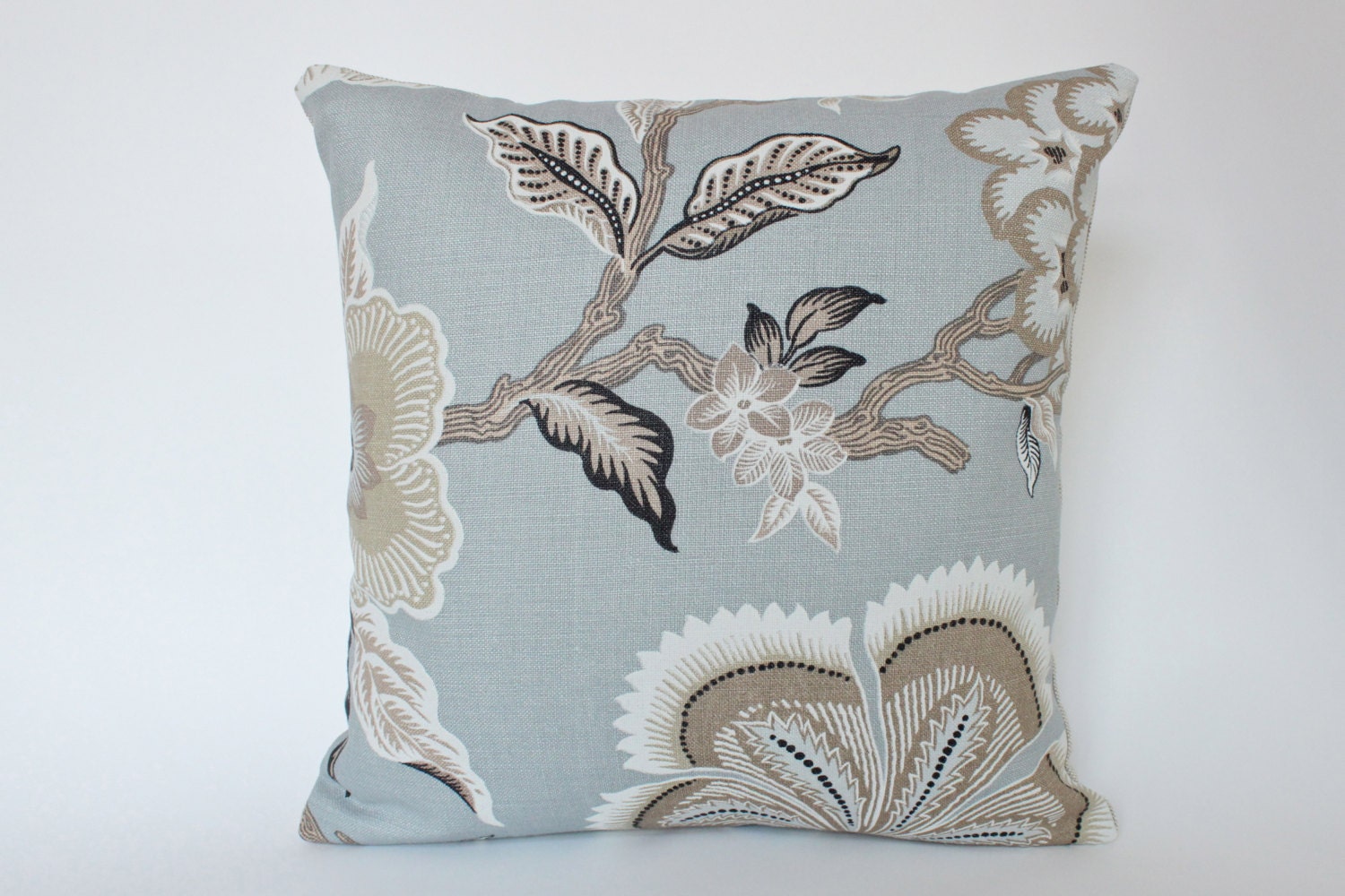 Designer Pillow Cover in Hothouse Flower Fabric