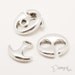 2 sets Antique Silver Tone Clasps-Toggle (GT1165)