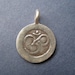 HT-42 Thai Hill Tribe Fine Silver Om Charm / Ohm Charm