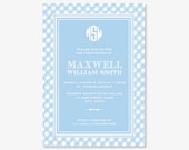 Christening Invitation