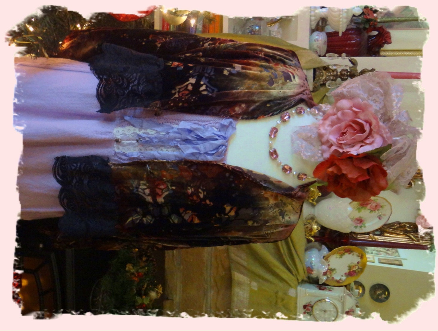 Velvet Jacket, Altered Couture, Downton Abbey Mori Girl Cowgirl Chic Boho Chic Gyspy Chic Sm,M to 1X Bertha Louise Designs