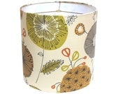Drum Lamp Shade 13 inch Lampshade Doozie Papyrus by Mill Creek Fabrics