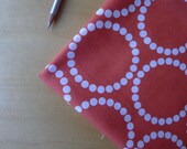 Lizzy House - Pearl Bracelets  Persimmon  1/2 YARD