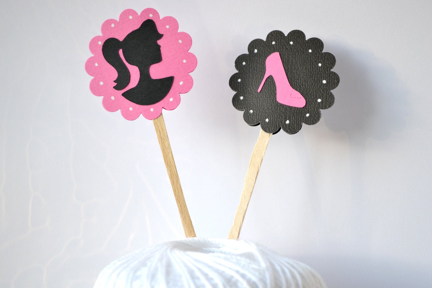 Barbie Cupcake Toppers-Qty 12