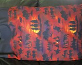 Cowboys & horses: standard size sleeping pillowcases-100% cotton
