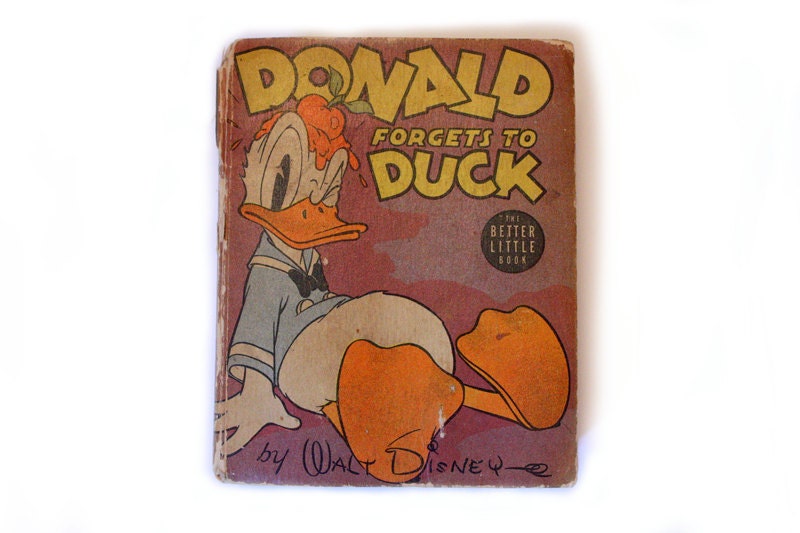 Donald Forgets to Duck by Walt Disney 1939 by The Better Little Book Comic Book