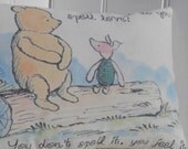 Winnie the Pooh Classic Mini Pillow Quote Nursery Baptism