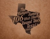 State Custom Return Address Stamp - Any State