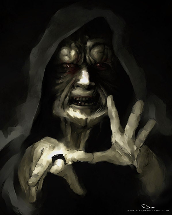 Star Wars - Green Lantern crossover portait collection - Emperor Palpatine