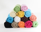 Choose Your Colors - 3 Pack Muslin Swaddle Blankets - Custom Receiving Blanket - Large and Lightweight Newborn Swaddle Wrap - Nursing Cover