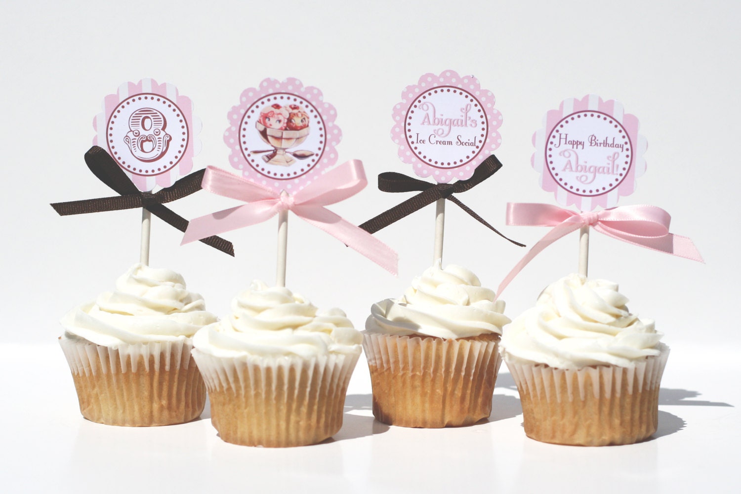 Vintage Birthday Invitation - ICECREAM SOCIAL Printable