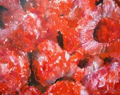 Red Raspberries Country Kitchen Fruit Fine Wall Art Print from Original Painting
