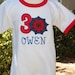 Personalized Spiderman web Birthday shirt