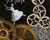 The Wheel of Fortune 4x6 tarot card fine art print matted to 5x7