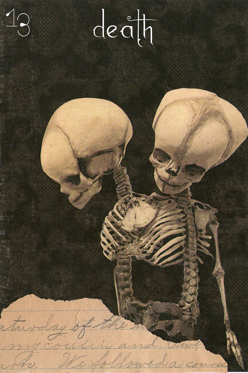 Death 4x6 tarot card fine art print matted to 5x7
