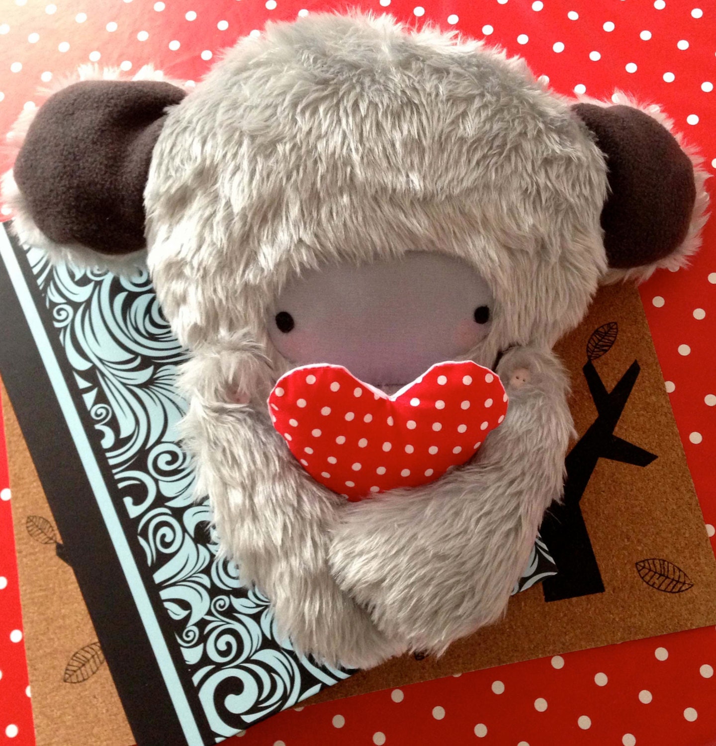 Valentine Mouse Plush Doll: Maisy Field  Mouse Plush