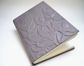 Tree of Life Emobossed Leather Book, Blank Pages - Wedding Guest Book