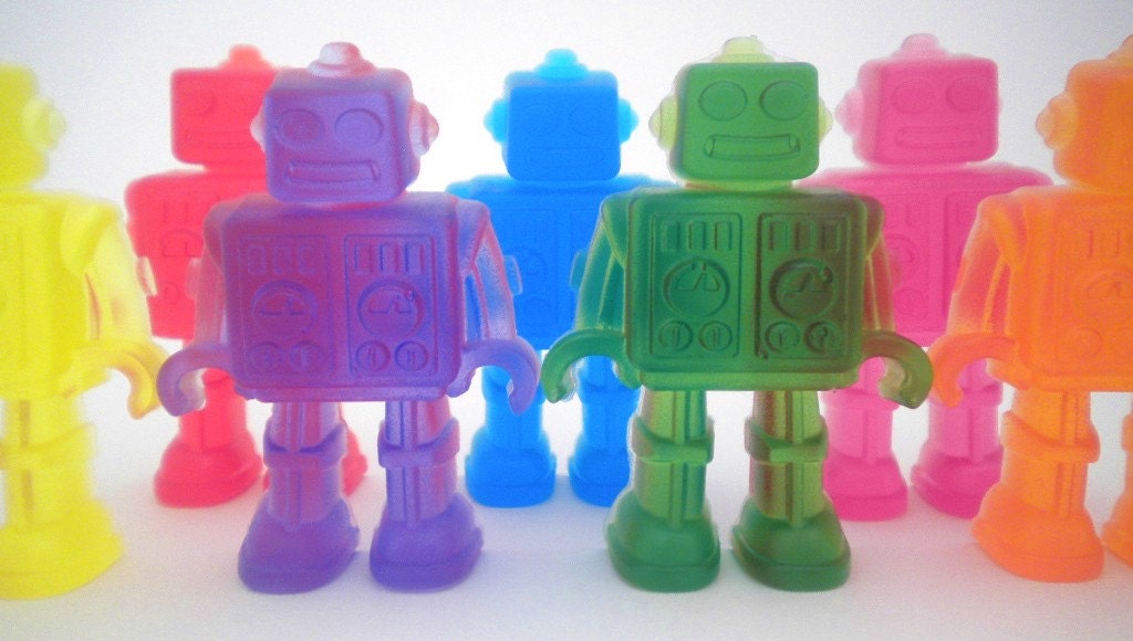 Soap - Robot Novelty Kids Soap - Set of 5