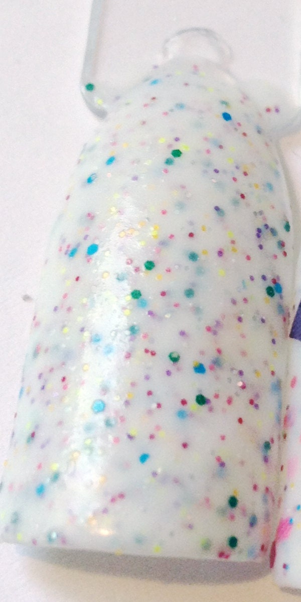 Theoretical Rainbow - Glitter Nail Polish / Lacquer Full Size