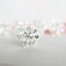 swarovski clear crystal hair pin wedding bridal hair pin bridesmaids hair pin 5 pieces silver plated hair pin