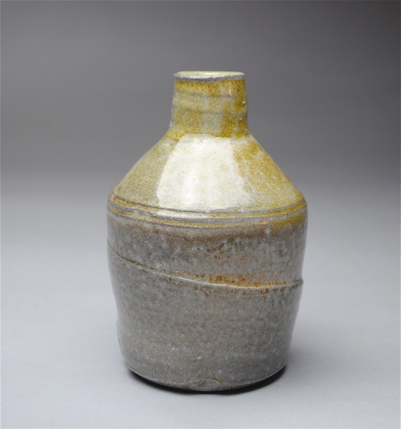 Soda Fired Clay Bud Vase