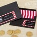 Pirate Party Wrap Around Address Labels- Printable- Black