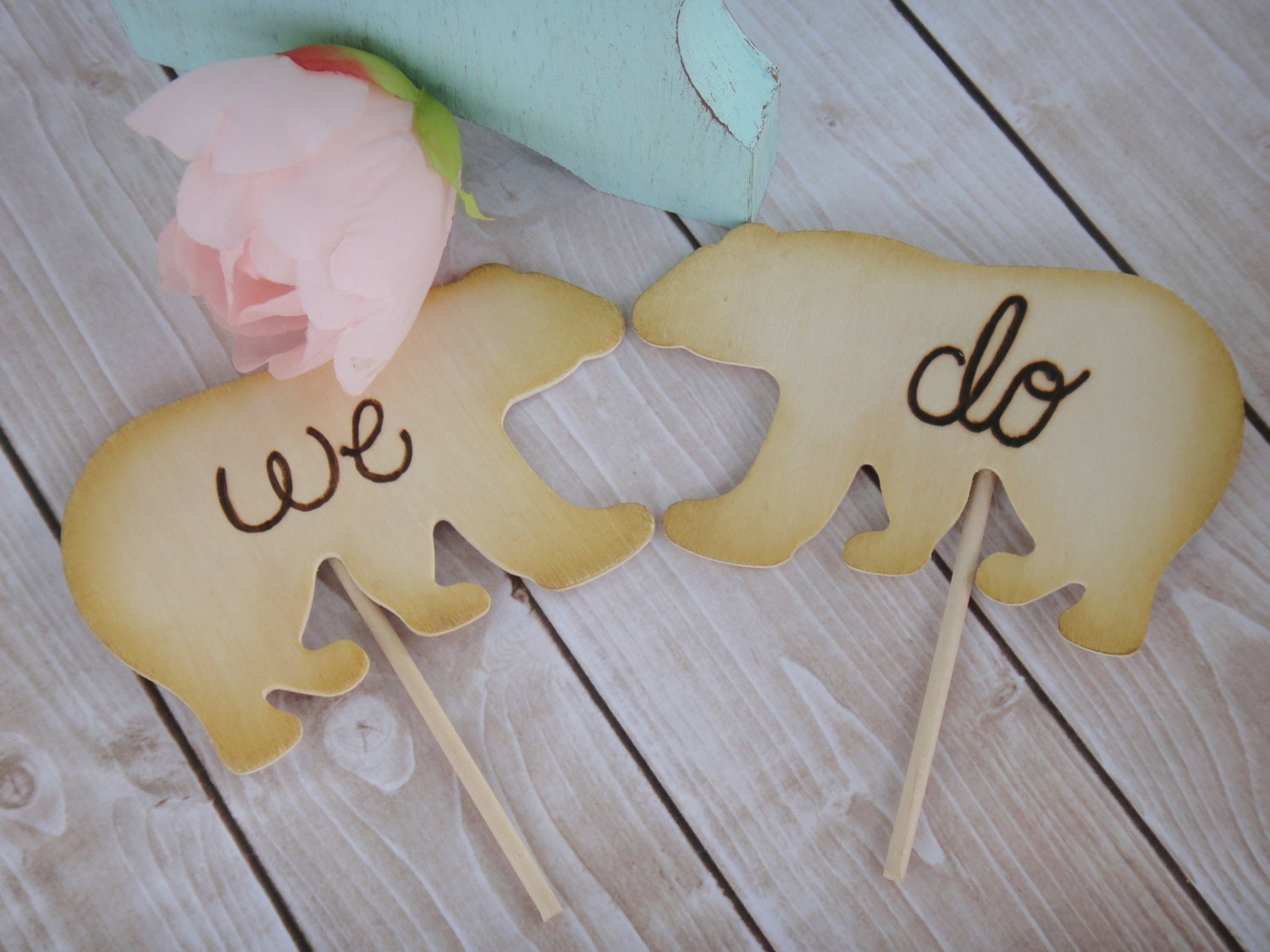 Woodland Bear Cake Topper