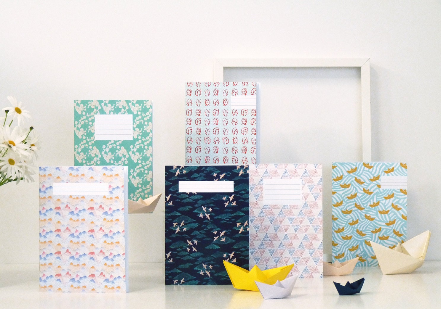 Set of 6 notebooks - Lot de 6 cahiers
