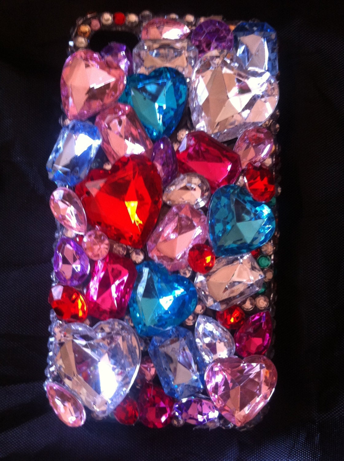 3D Colorful Gem iPhone 4/4s phone case