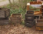 Large Full Bushel-RARE Vintage Orchard Crates- Rustic Wedding Decor,Photo Prop, Planter Boxes,Home Decor