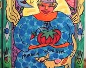 St Quilta the Comforter Blesses this Space - 8. by Susan Shie (1 of 5 pieces in this set)