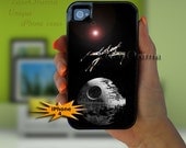 Star Wars Tough iPhone 4/4S case - Death Star iPhone 4 hard case, 2 piece rubber lining case
