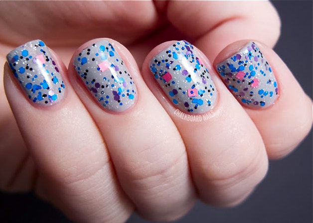 Slumber Party : Custom-Blended Glitter Nail Polish / Lacquer