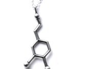 Dopamine Molecule Necklace