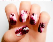 SALE Real Clot Effect Dexter Inspired Bloody Fake Nails